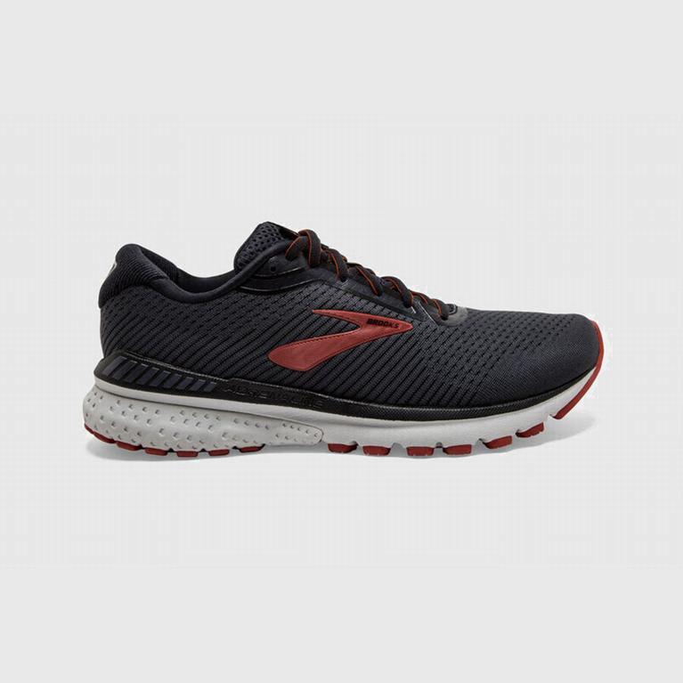 Brooks Adrenaline Gts 20 - Zapatillas Running Asfalto Hombre - Negras / Rojas (PE8523970)